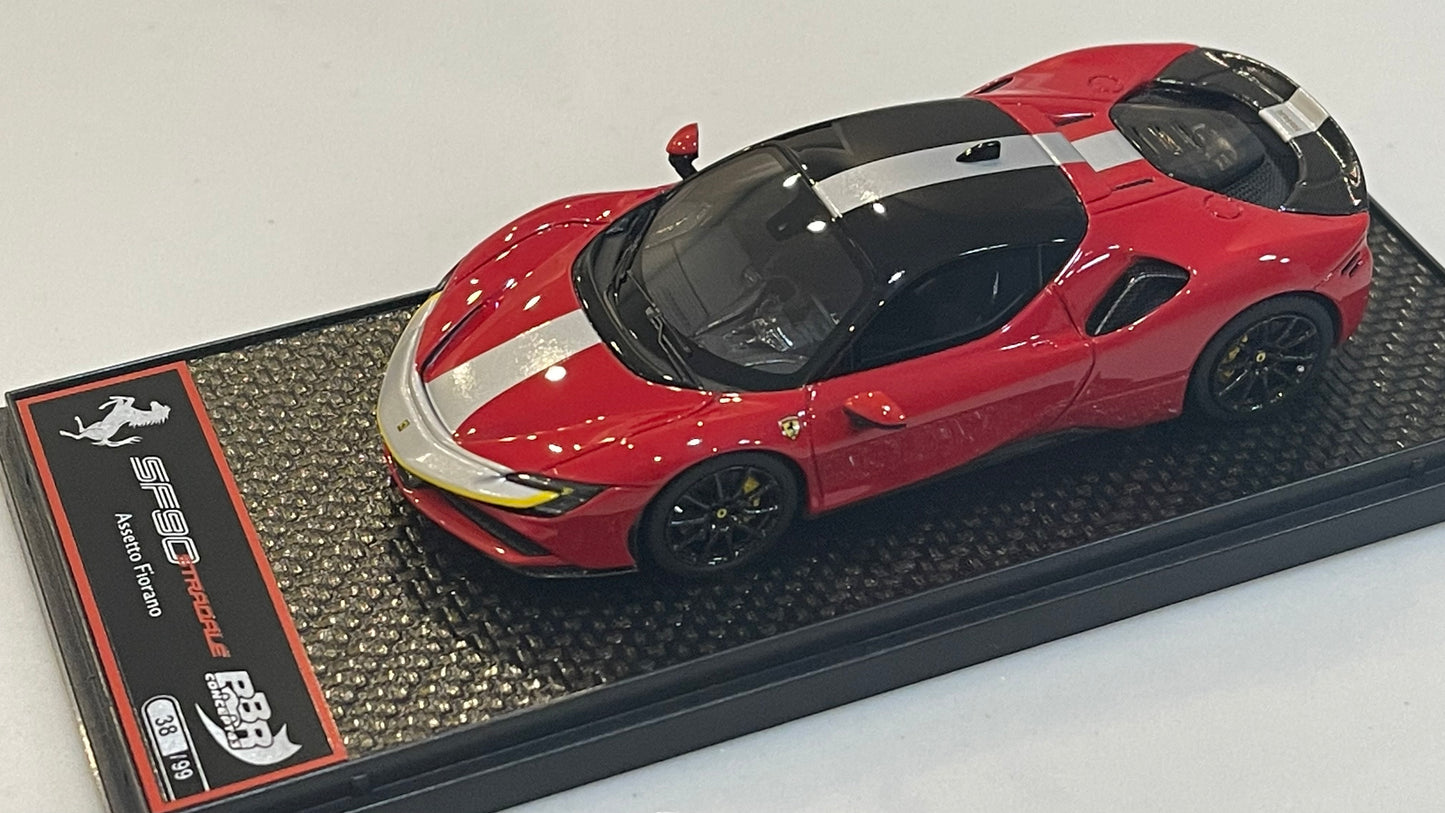 BBR 1/43 Ferrari SF90 Stradale Assetto Fiorano 2020 Rosso Corsa BBRC239A