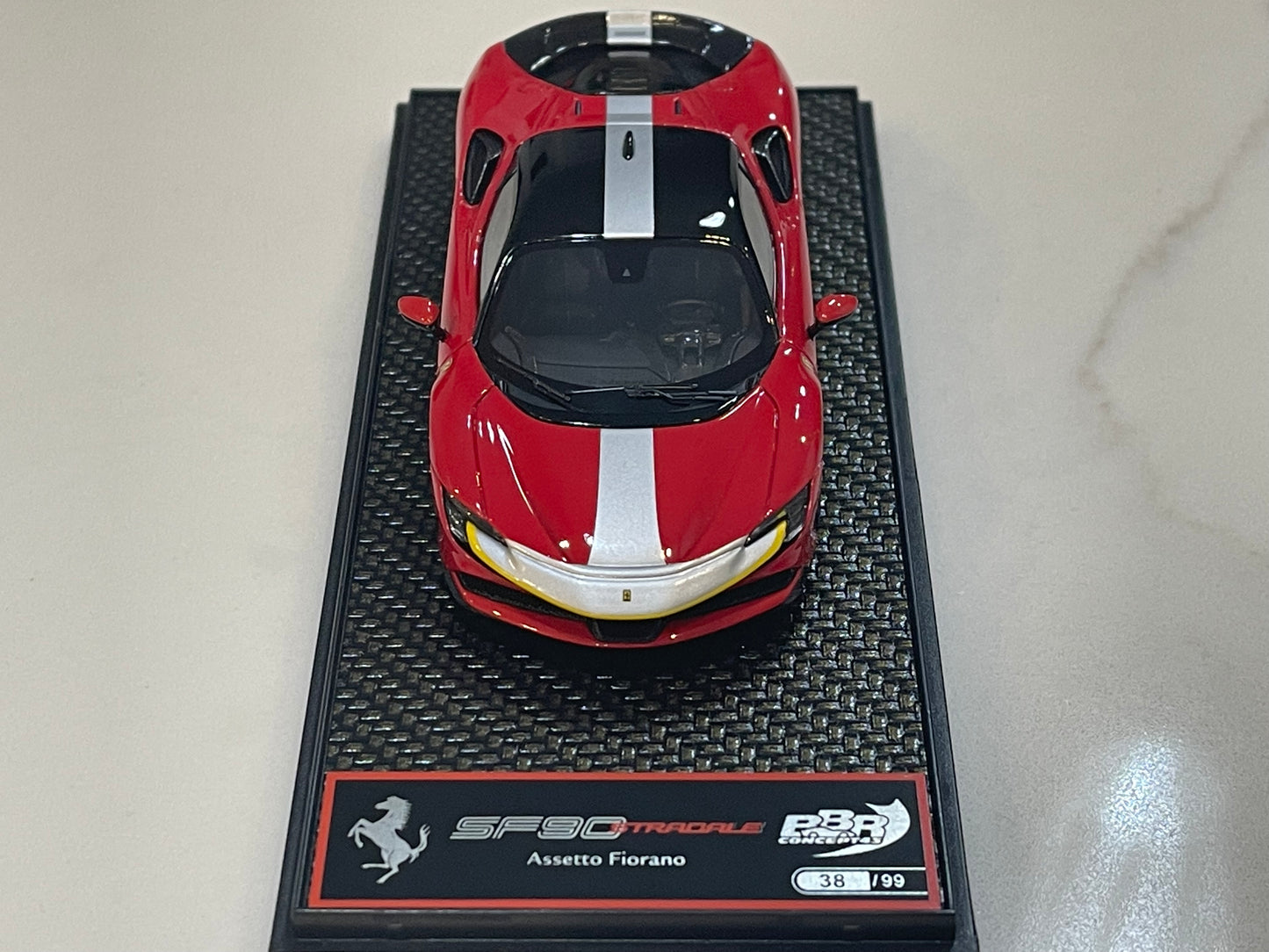 BBR 1/43 Ferrari SF90 Stradale Assetto Fiorano 2020 Rosso Corsa BBRC239A