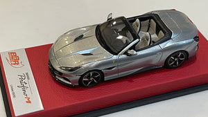 BBR 1/43 Ferrari Portofino M Spider 2020 Grigio Titanio BBRC243APRE