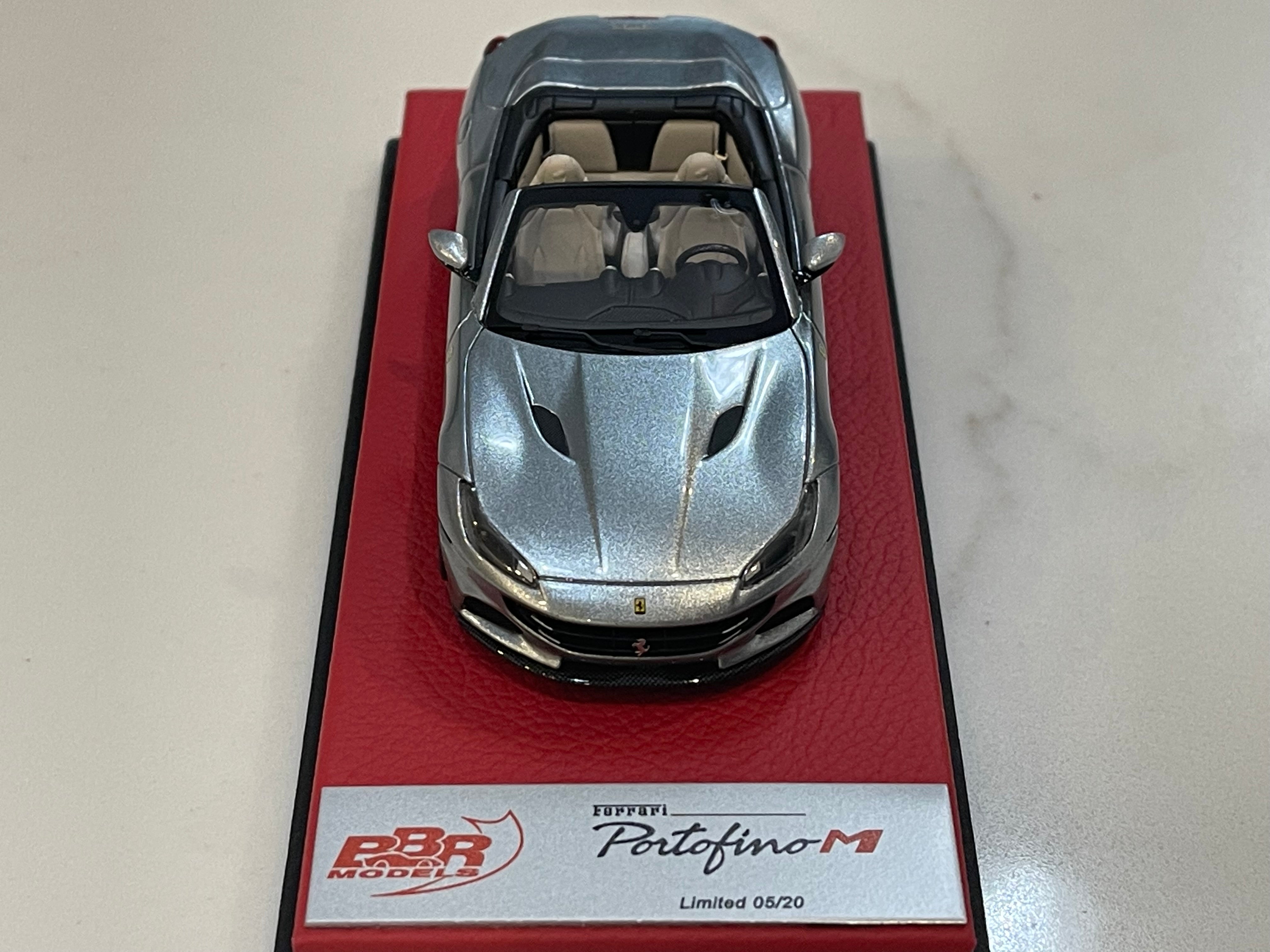 BBR 1/43 Ferrari Portofino M Spider 2020 Grigio Titanio BBRC243APRE