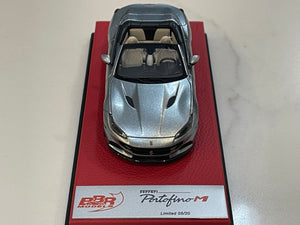 BBR 1/43 Ferrari Portofino M Spider 2020 Grigio Titanio BBRC243APRE