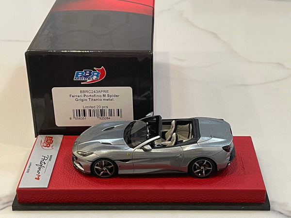 ミニカー　1/43 Ferrari Portofino M Spider Closed Roof Grigio Alloy [BBRC250C1] BBR BBRC250C 1/43 Ferrari Portofino M Spider Closed Roof