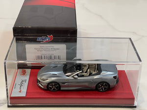 BBR 1/43 Ferrari Portofino M Spider 2020 Grigio Titanio BBRC243APRE