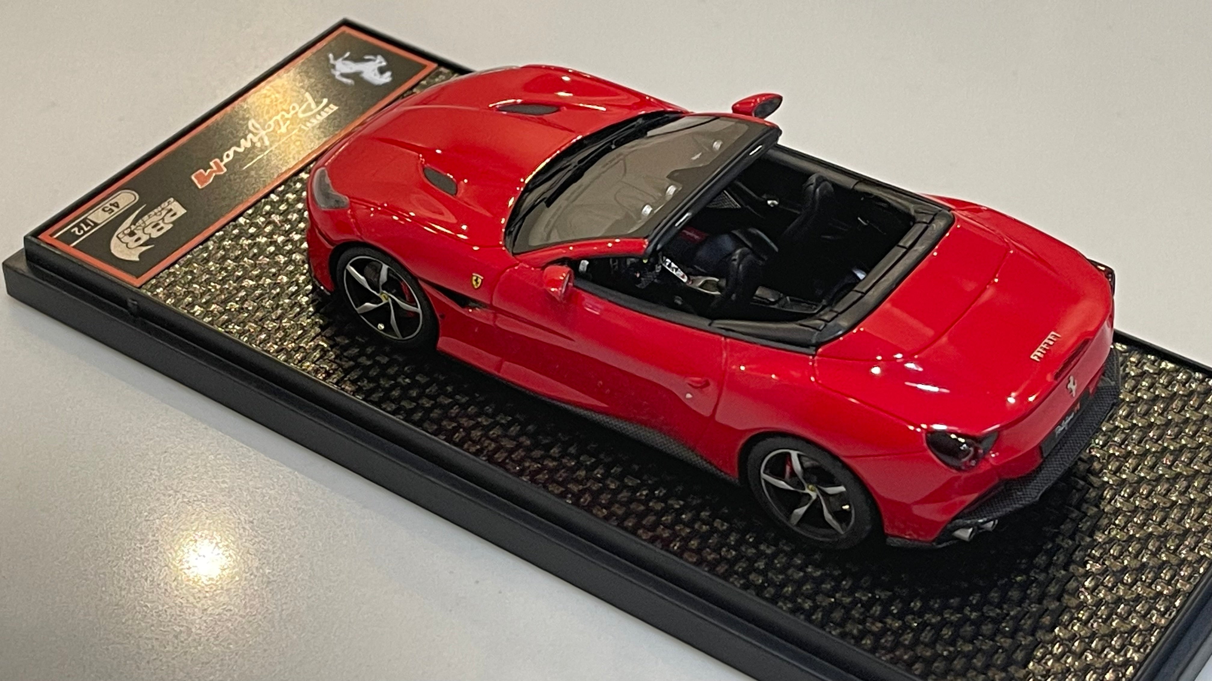 BBR 1/43 Ferrari Portofino M Spider 2020 Rosso Corsa BBRC243B