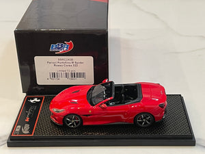 BBR 1/43 Ferrari Portofino M Spider 2020 Rosso Corsa BBRC243B