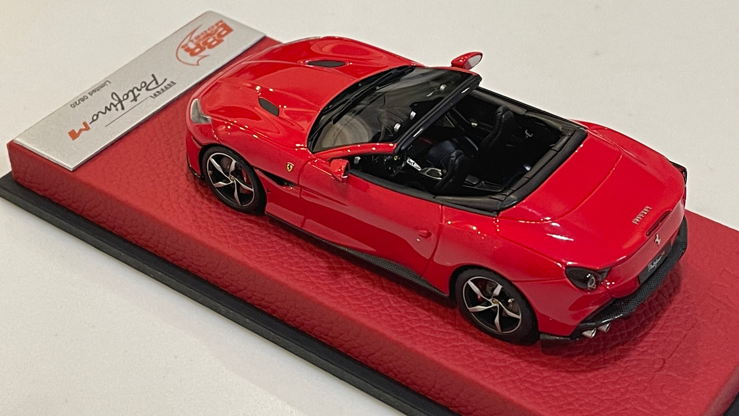 BBR 1/43 Ferrari Portofino M Spider 2020 Rosso Corsa BBRC243BPRE