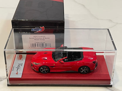 BBR 1/43 Ferrari Portofino M Spider 2020 Rosso Corsa BBRC243BPRE