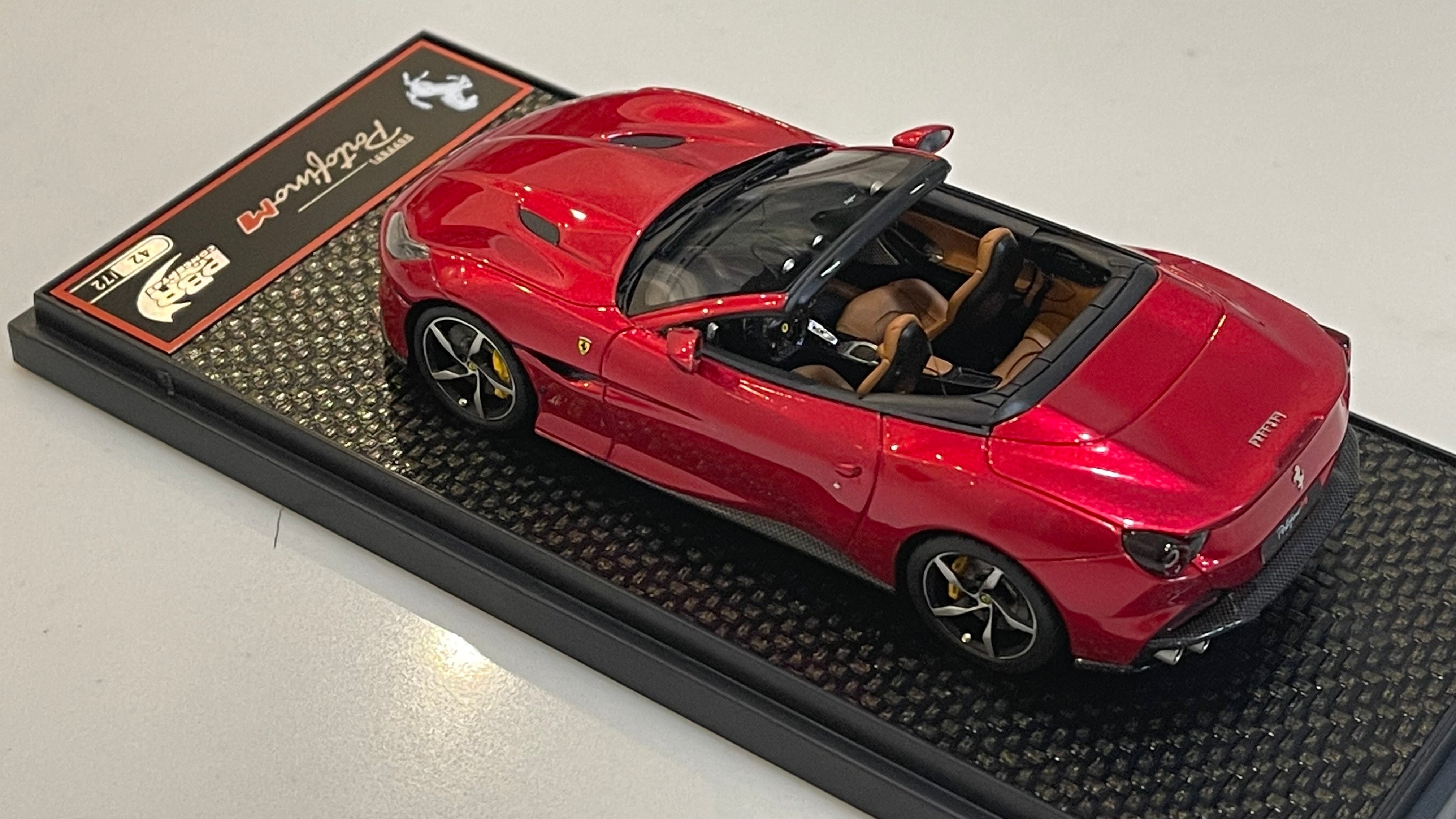 BBR 1/43 Ferrari Portofino M Spider 2020 Rosso Portofino BBRC243D