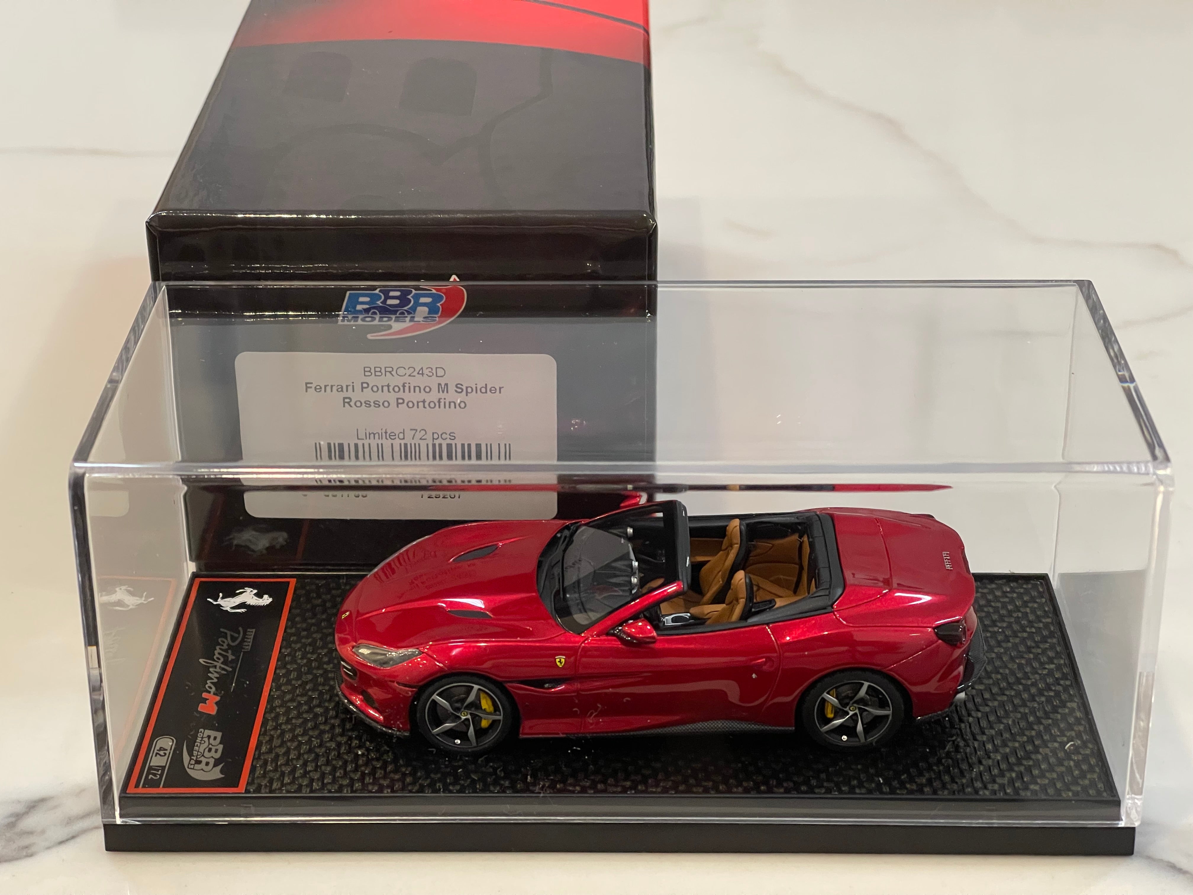 BBR 1/43 Ferrari Portofino M Spider 2020 Rosso Portofino BBRC243D