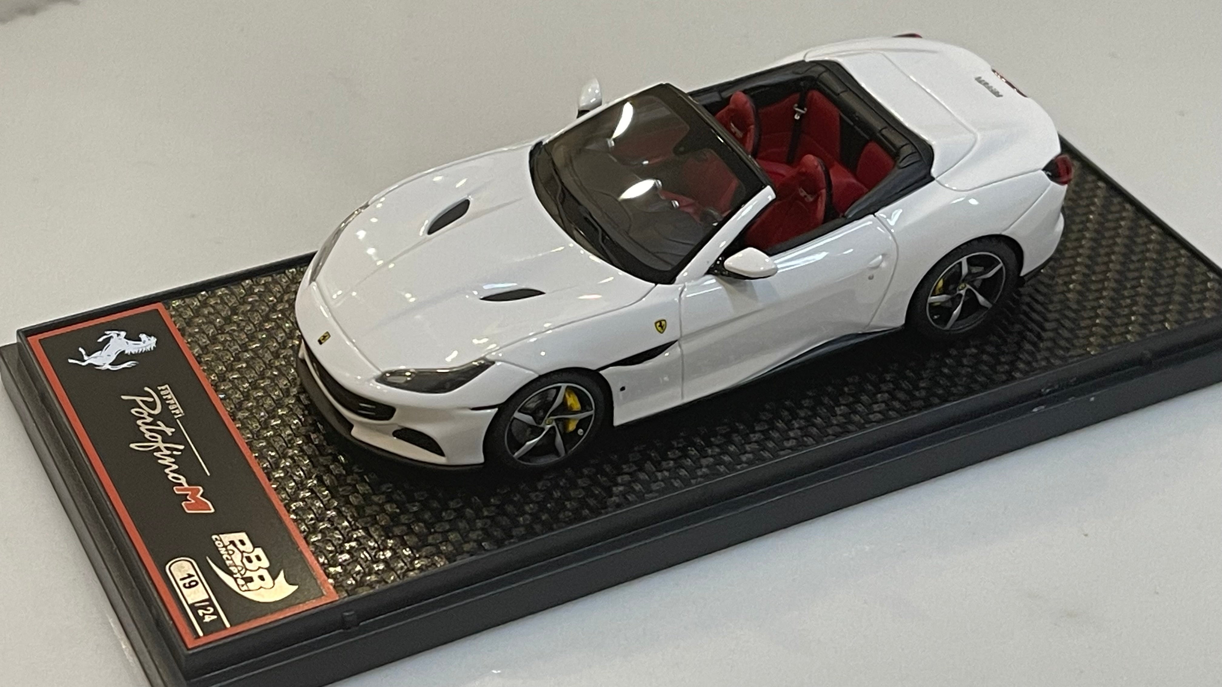 BBR 1/43 Ferrari Portofino M Spider 2020 Bianco Cervino BBRC243E1