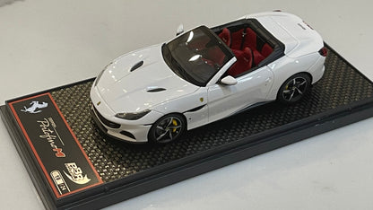 BBR 1/43 Ferrari Portofino M Spider 2020 Bianco Cervino BBRC243E1