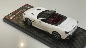 BBR 1/43 Ferrari Portofino M Spider 2020 Bianco Cervino BBRC243E1