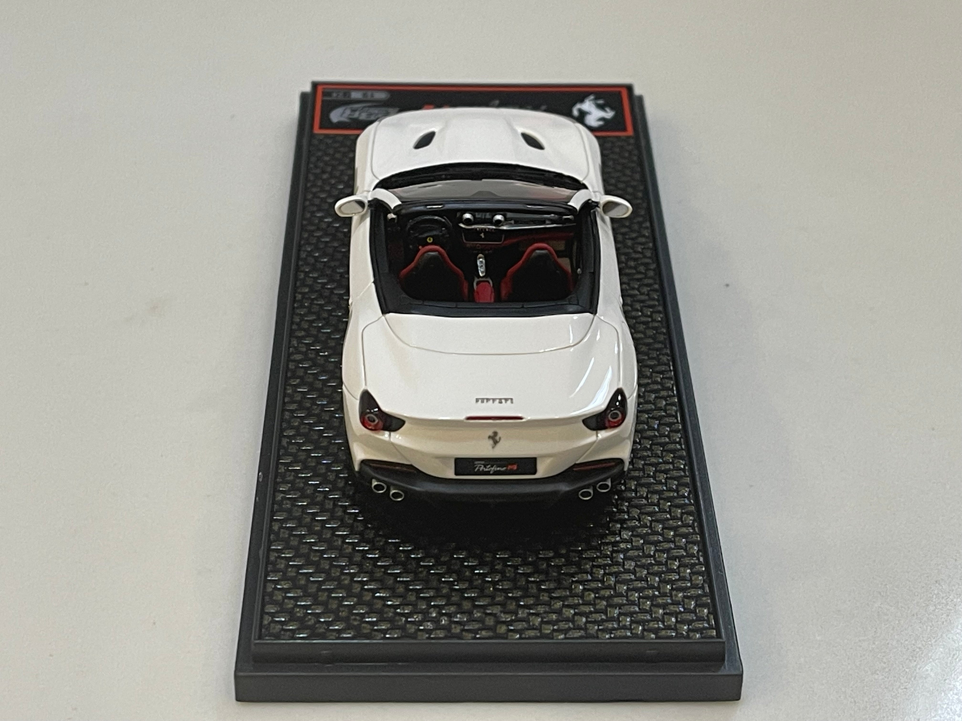 BBR 1/43 Ferrari Portofino M Spider 2020 Bianco Cervino BBRC243E1