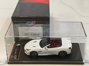 BBR 1/43 Ferrari Portofino M Spider 2020 Bianco Cervino BBRC243E1