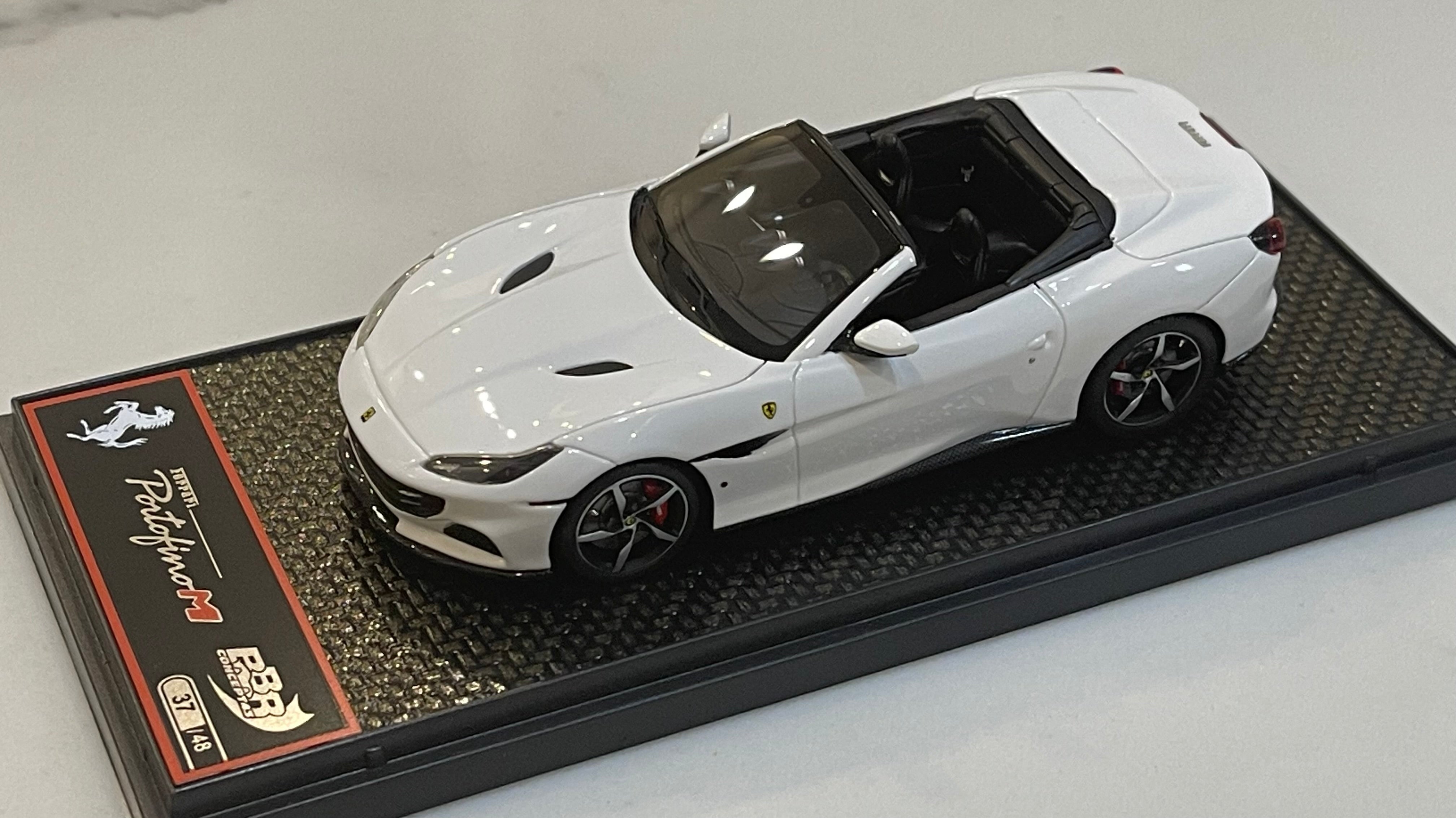 BBR 1/43 Ferrari Portofino M Spider 2020 Bianco Cervino BBRC243E