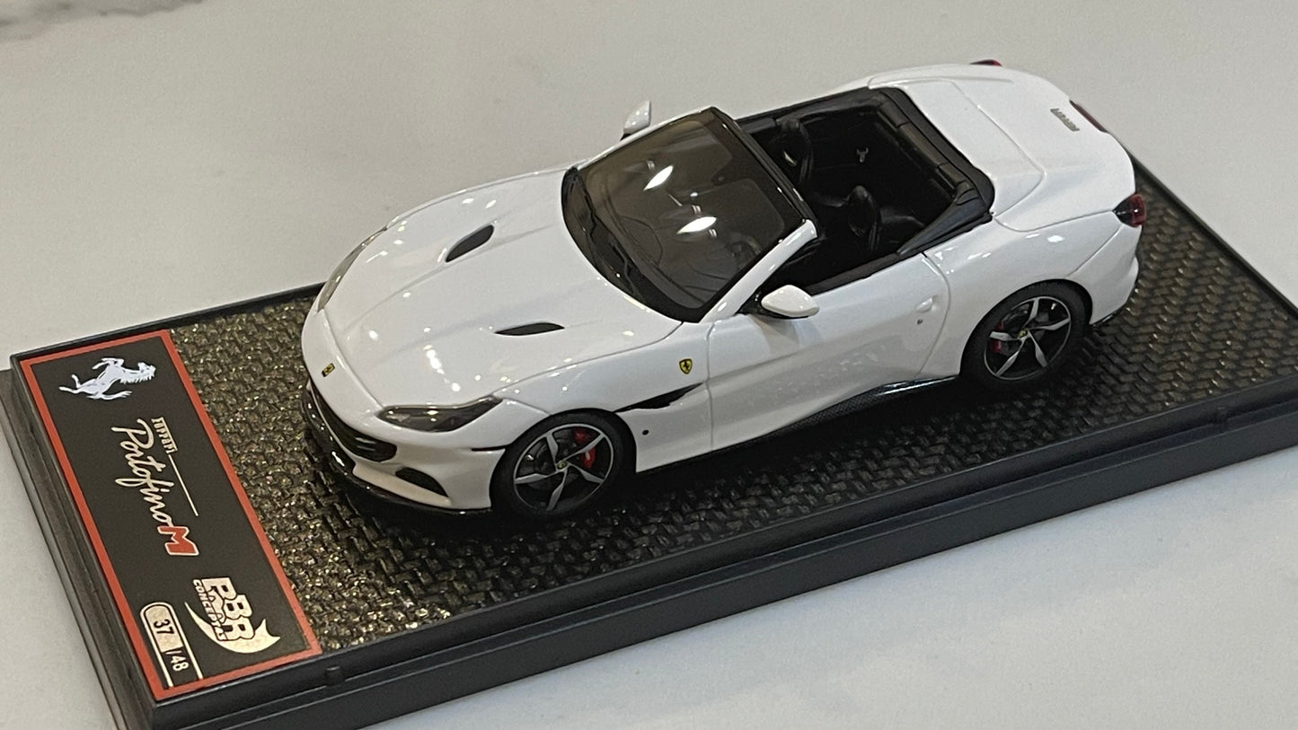 BBR 1/43 Ferrari Portofino M Spider 2020 Bianco Cervino BBRC243E