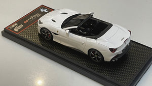 BBR 1/43 Ferrari Portofino M Spider 2020 Bianco Cervino BBRC243E