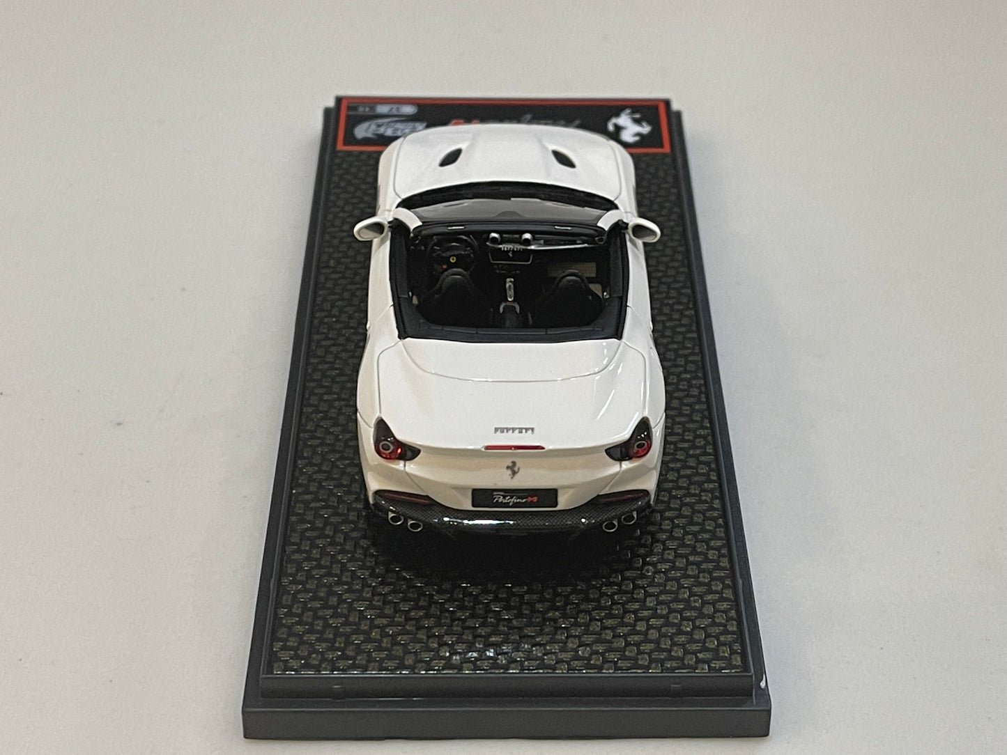 BBR 1/43 Ferrari Portofino M Spider 2020 Bianco Cervino BBRC243E