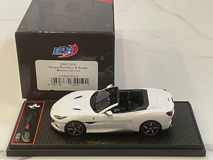 BBR 1/43 Ferrari Portofino M Spider 2020 Bianco Cervino BBRC243E
