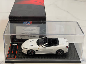 BBR 1/43 Ferrari Portofino M Spider 2020 Bianco Cervino BBRC243E