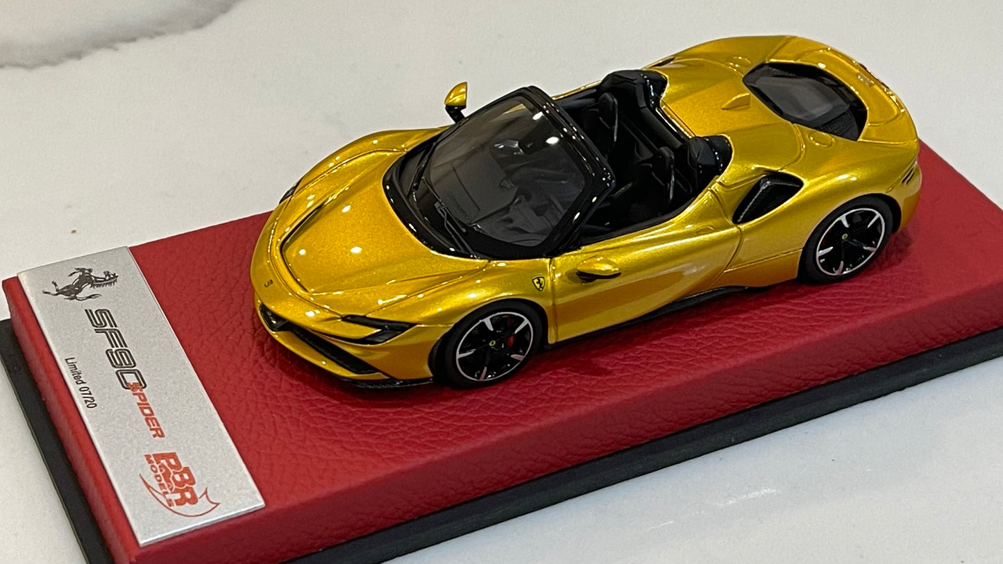 BBR 1/43 Ferrari SF90 Spider 2020 Giallo Monte Carlo BBRC244APRE