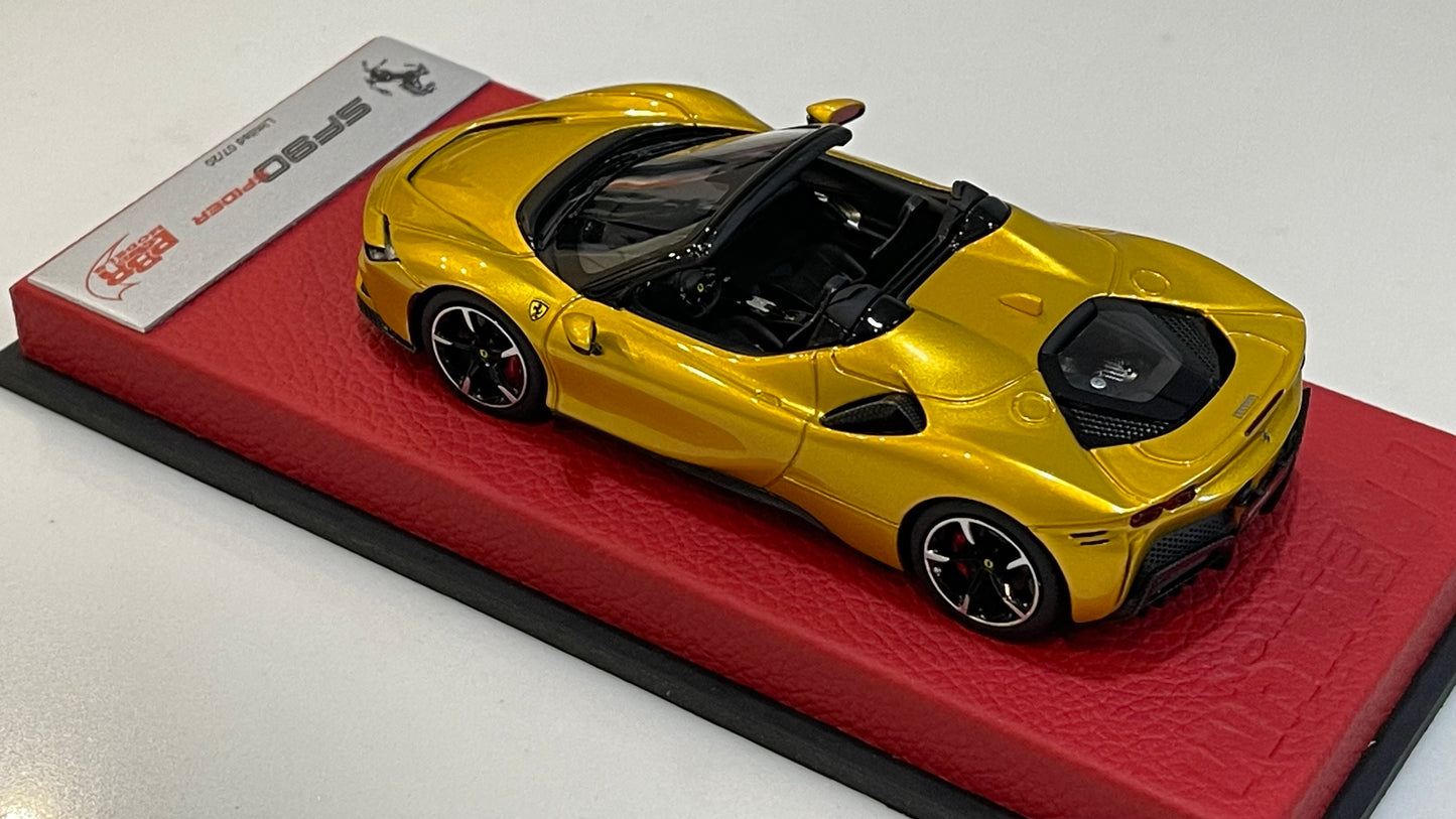 BBR 1/43 Ferrari SF90 Spider 2020 Giallo Monte Carlo BBRC244APRE