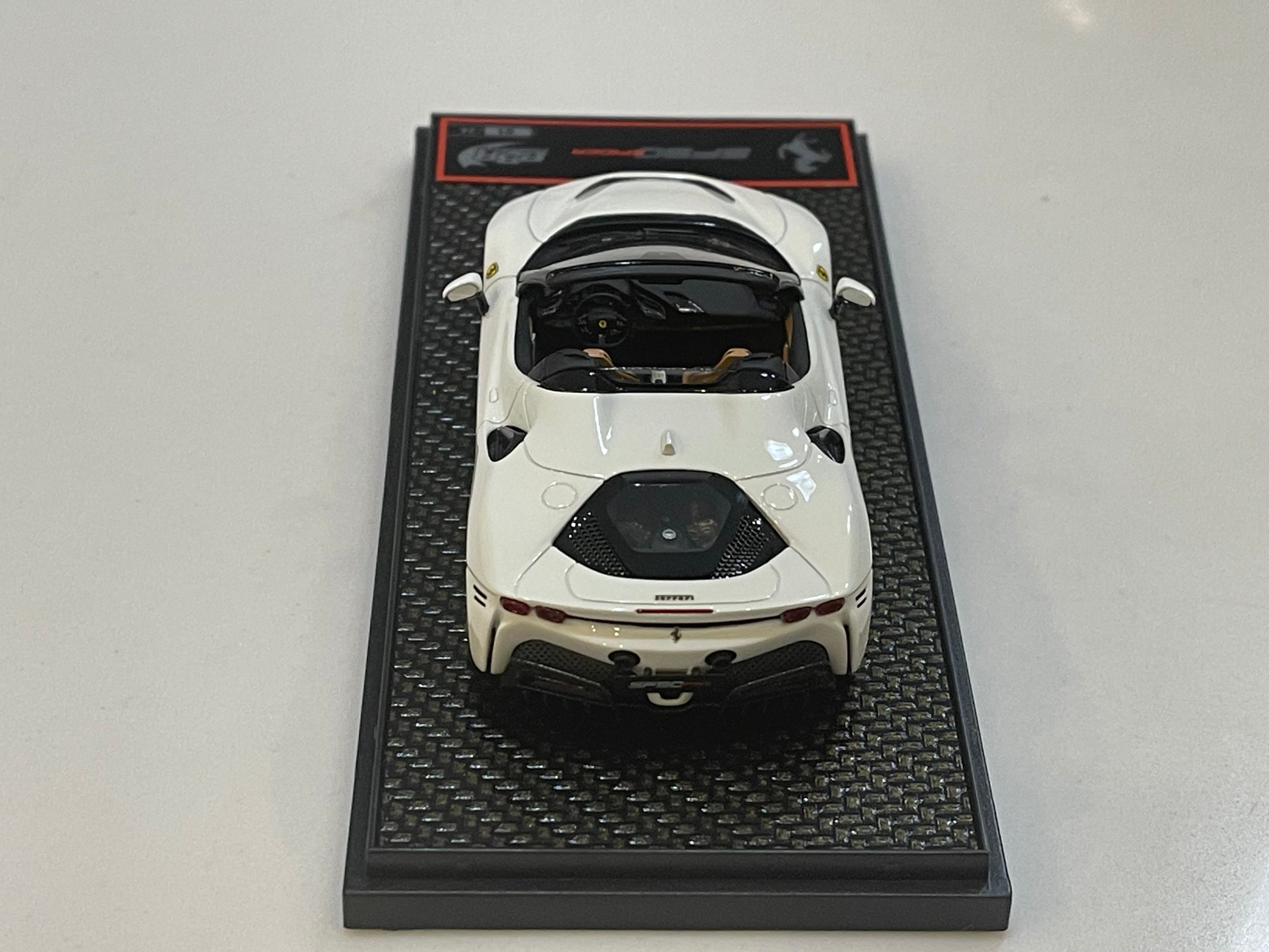 BBR 1/43 Ferrari SF90 Spider 2020 Bianco Avus BBRC244E1 (01/24)