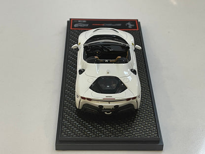 BBR 1/43 Ferrari SF90 Spider 2020 Bianco Avus BBRC244E1 (01/24)