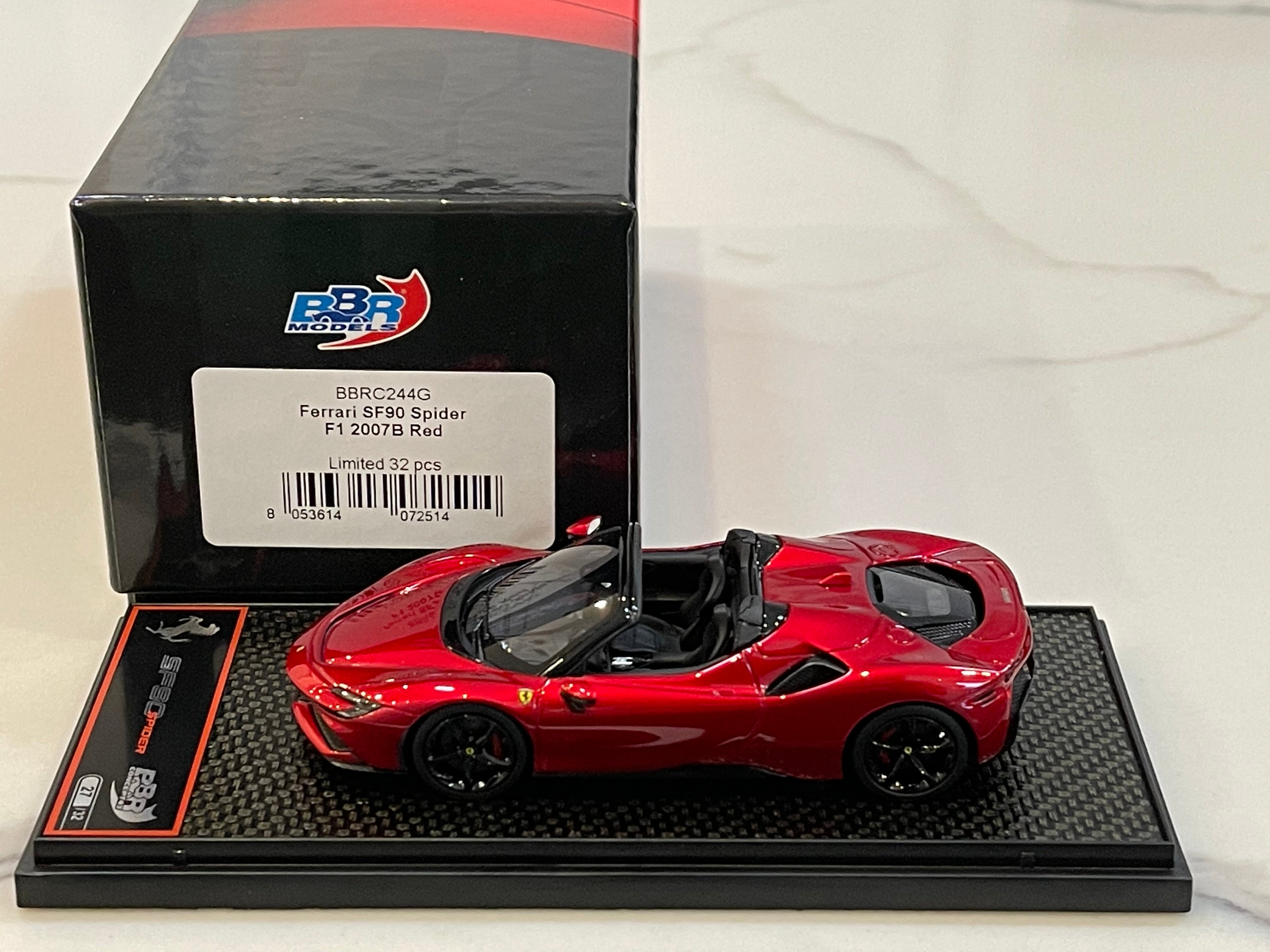 BBR 1/43 Ferrari SF90 Spider 2020 F1 2007B Red BBRC244G