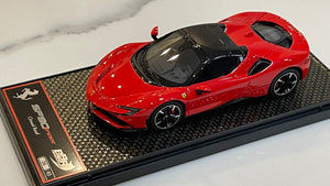 BBR 1/43 Ferrari SF90 Spider Closed Roof 2020 Rosso Corsa BBRC249C