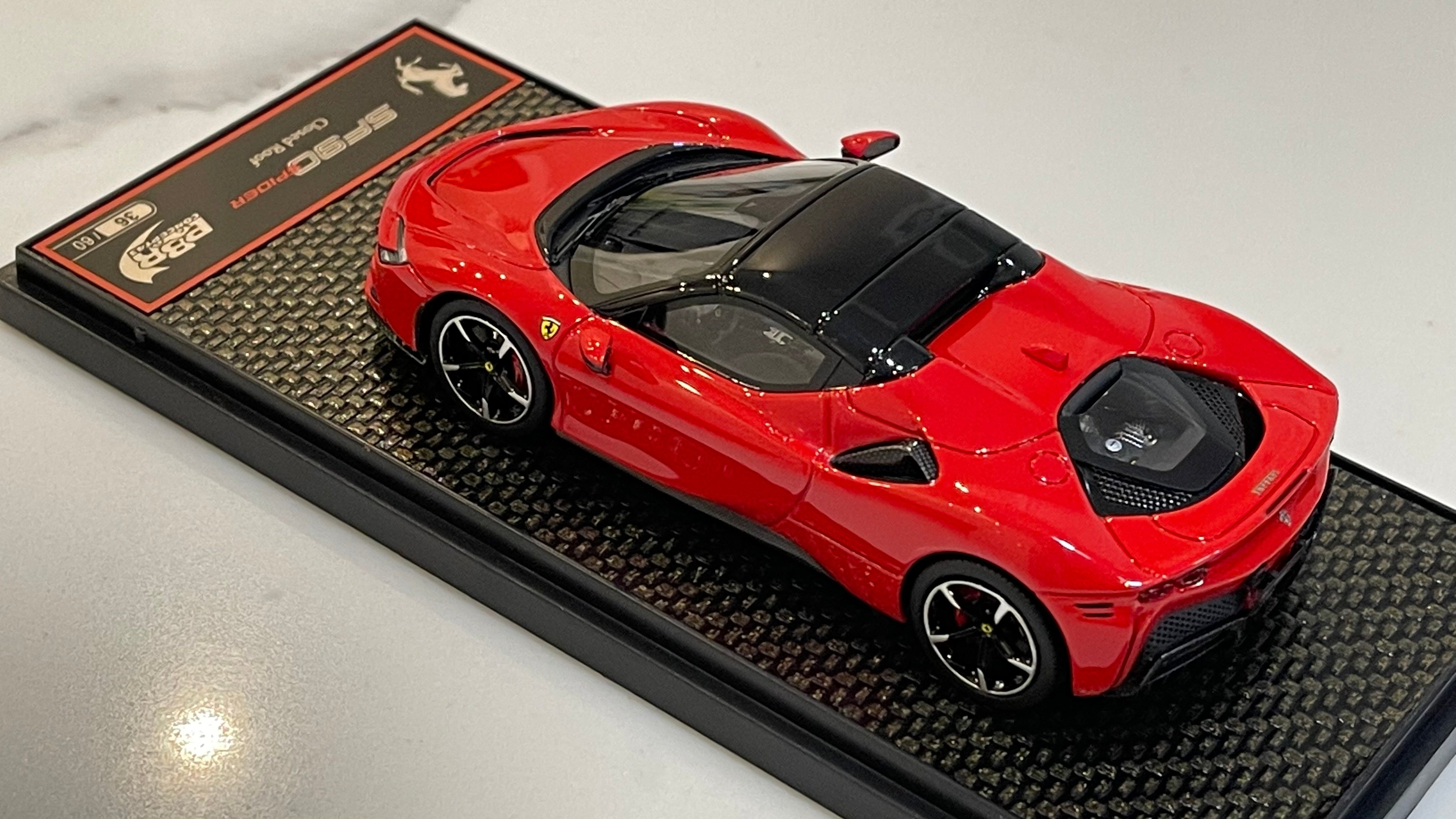 BBR 1/43 Ferrari SF90 Spider Closed Roof 2020 Rosso Corsa BBRC249C