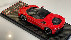 BBR 1/43 Ferrari SF90 Spider Closed Roof 2020 Rosso Corsa BBRC249C