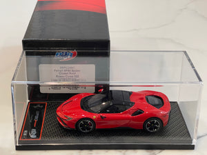 BBR 1/43 Ferrari SF90 Spider Closed Roof 2020 Rosso Corsa BBRC249C