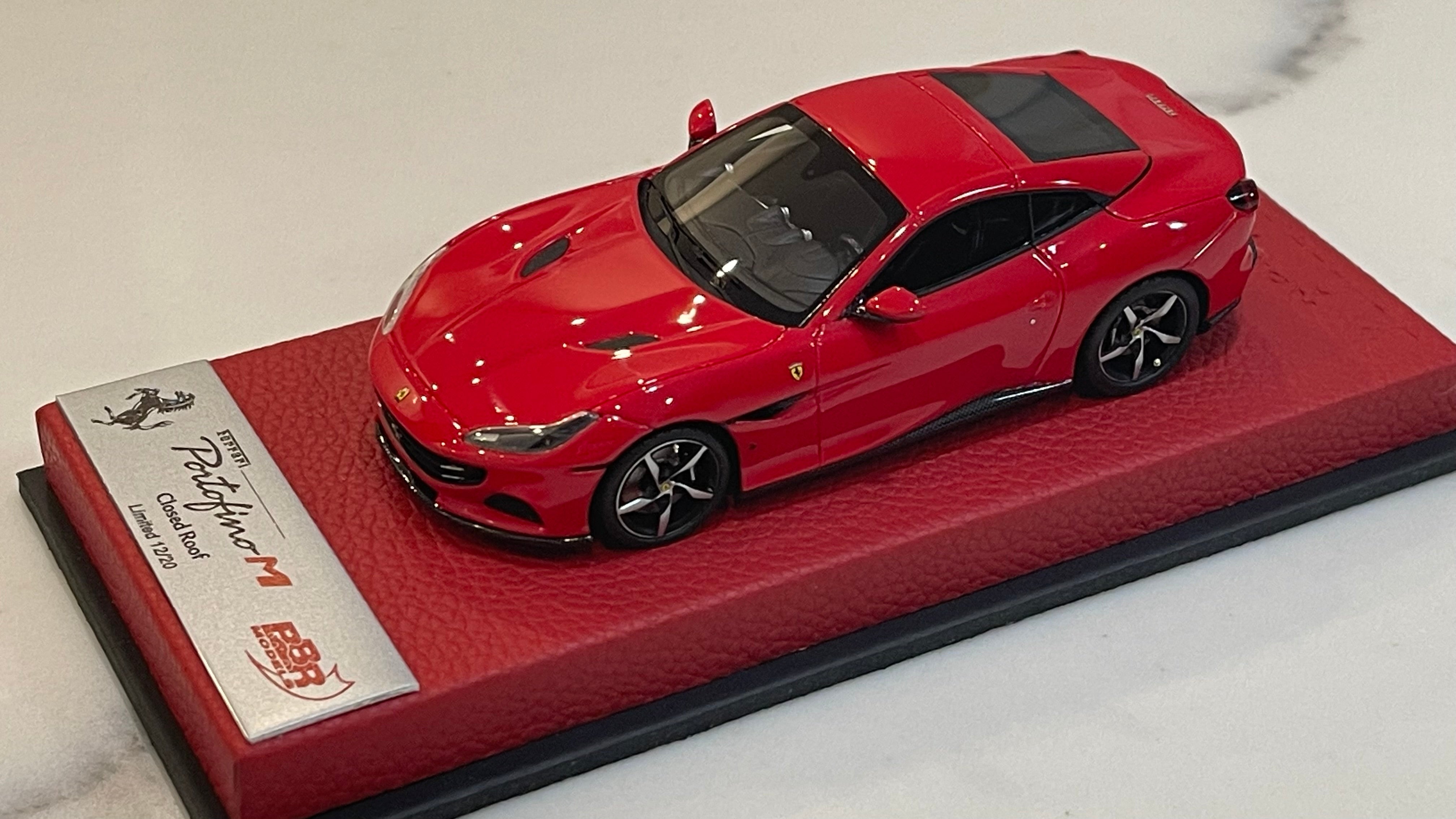 BBR 1/43 Ferrari Portofino M Spider Closed Roof 2020 Rosso Corsa BBRC250BPRE