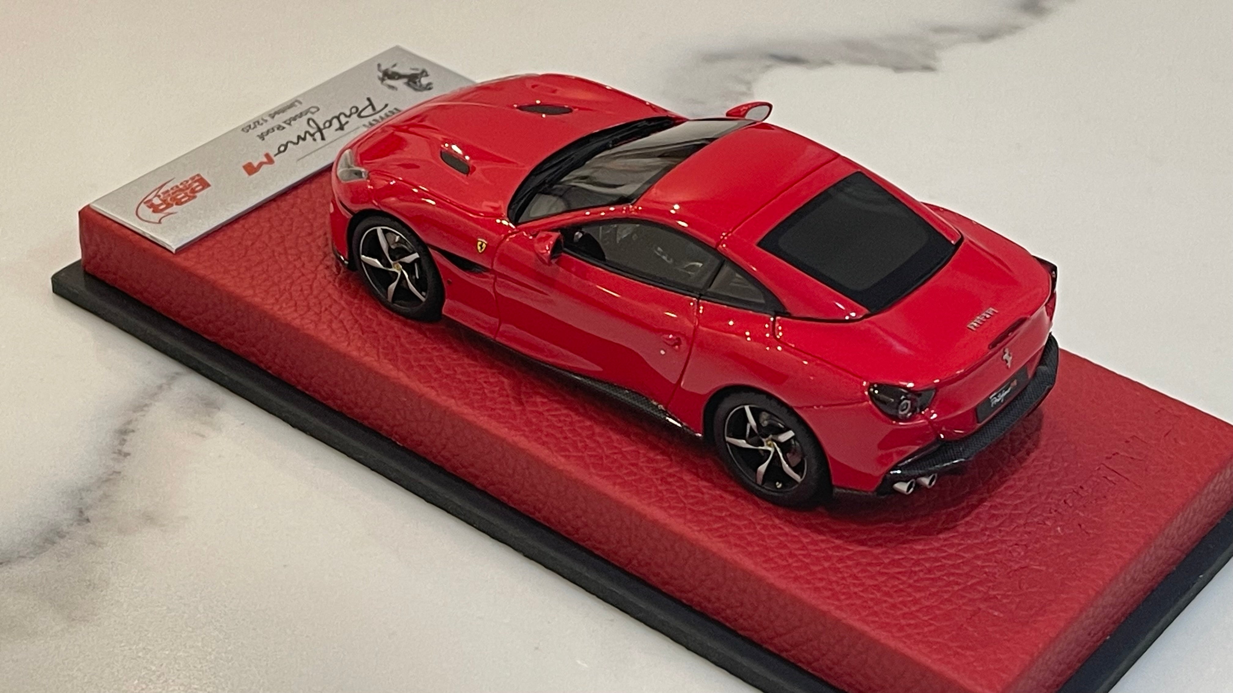 BBR 1/43 Ferrari Portofino M Spider Closed Roof 2020 Rosso Corsa BBRC250BPRE