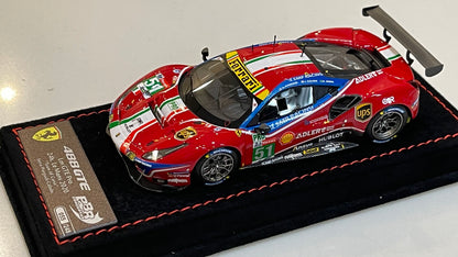BBR 1/43 Ferrari 488 GTE Pro 24 Hours Le Mans 2020 Red No. 51 BBRC252