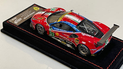 BBR 1/43 Ferrari 488 GTE Pro 24 Hours Le Mans 2020 Red No. 51 BBRC252