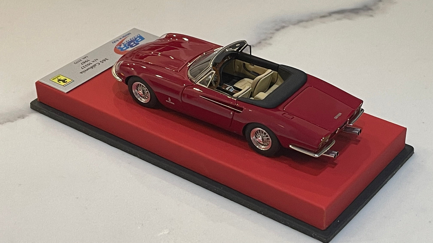 BBR 1/43 Ferrari 365 California 10327GT 1967 Met. Red BBR255BLB
