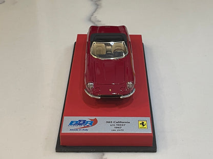 BBR 1/43 Ferrari 365 California 10327GT 1967 Met. Red BBR255BLB