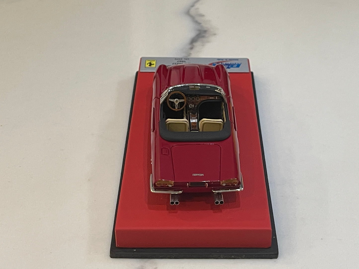 BBR 1/43 Ferrari 365 California 10327GT 1967 Met. Red BBR255BLB
