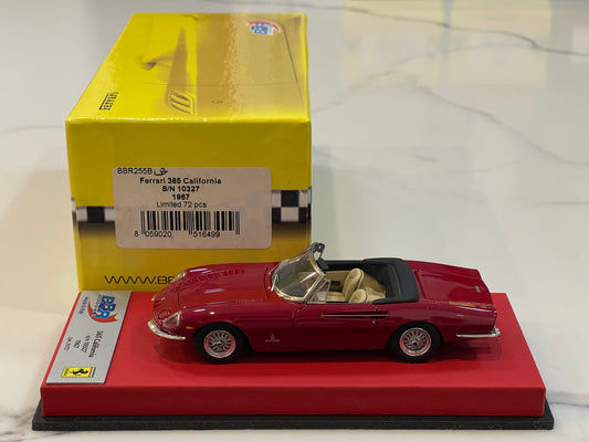 BBR 1/43 Ferrari 365 California 10327GT 1967 Met. Red BBR255BLB