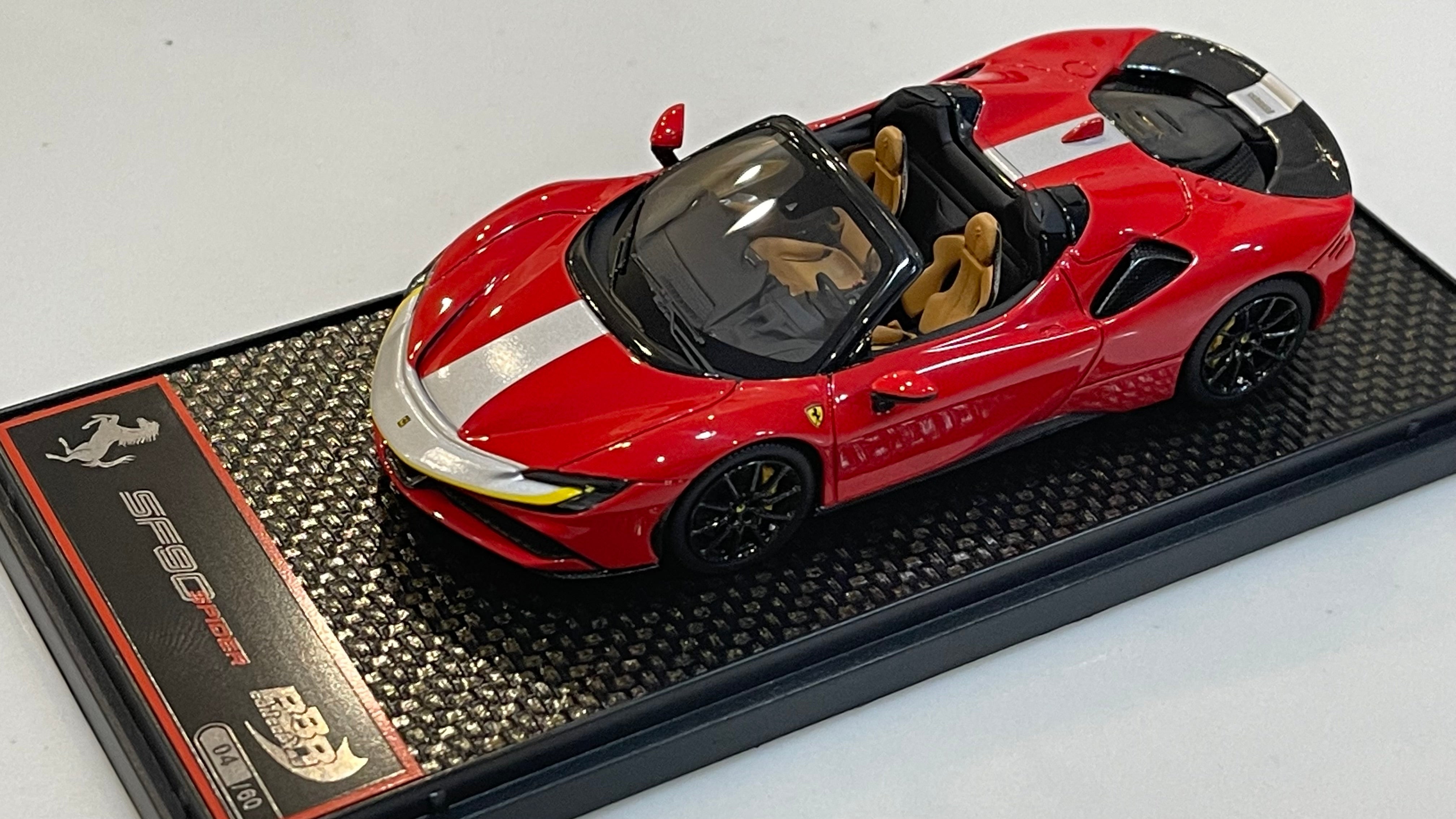 BBR 1/43 Ferrari SF90 Spider Assetto Fiorano 2020 Rosso Corsa BBRC256C1