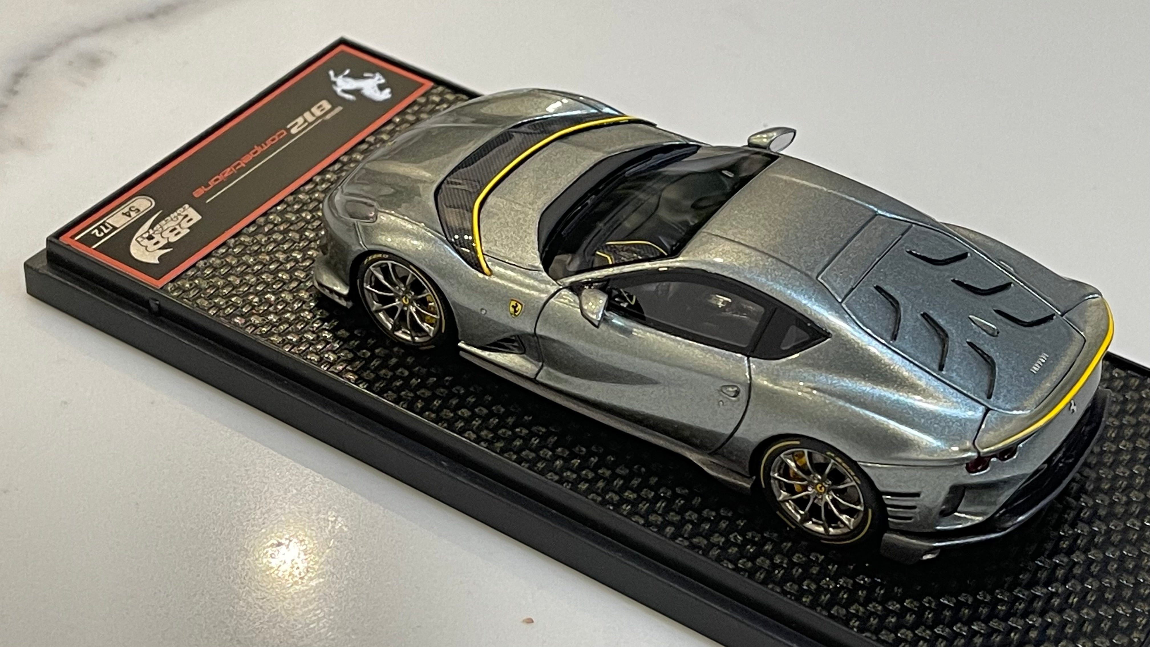 BBR 1/43 Ferrari 812 Competizione 2023 Coburn Grey BBRC259A2