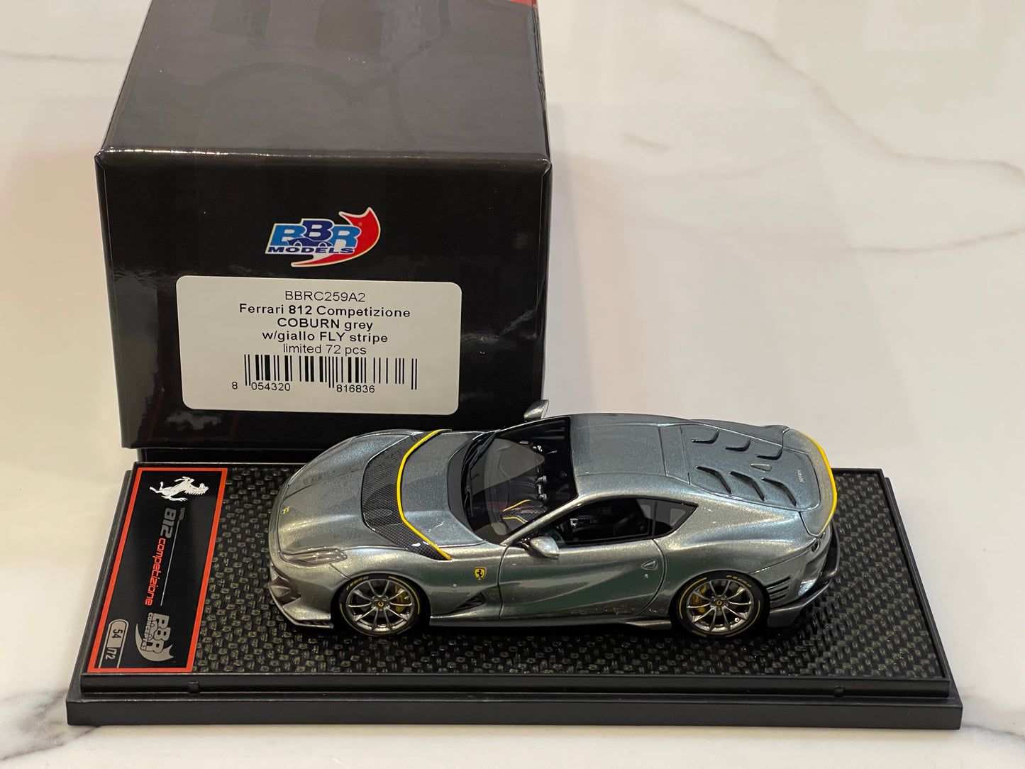 BBR 1/43 Ferrari 812 Competizione 2023 Coburn Grey BBRC259A2