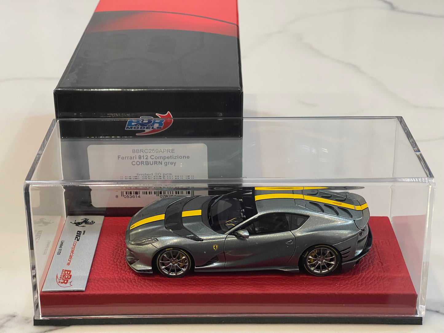 BBR 1/43 Ferrari 812 Competizione 2023 Coburn Grey BBRC259APRE