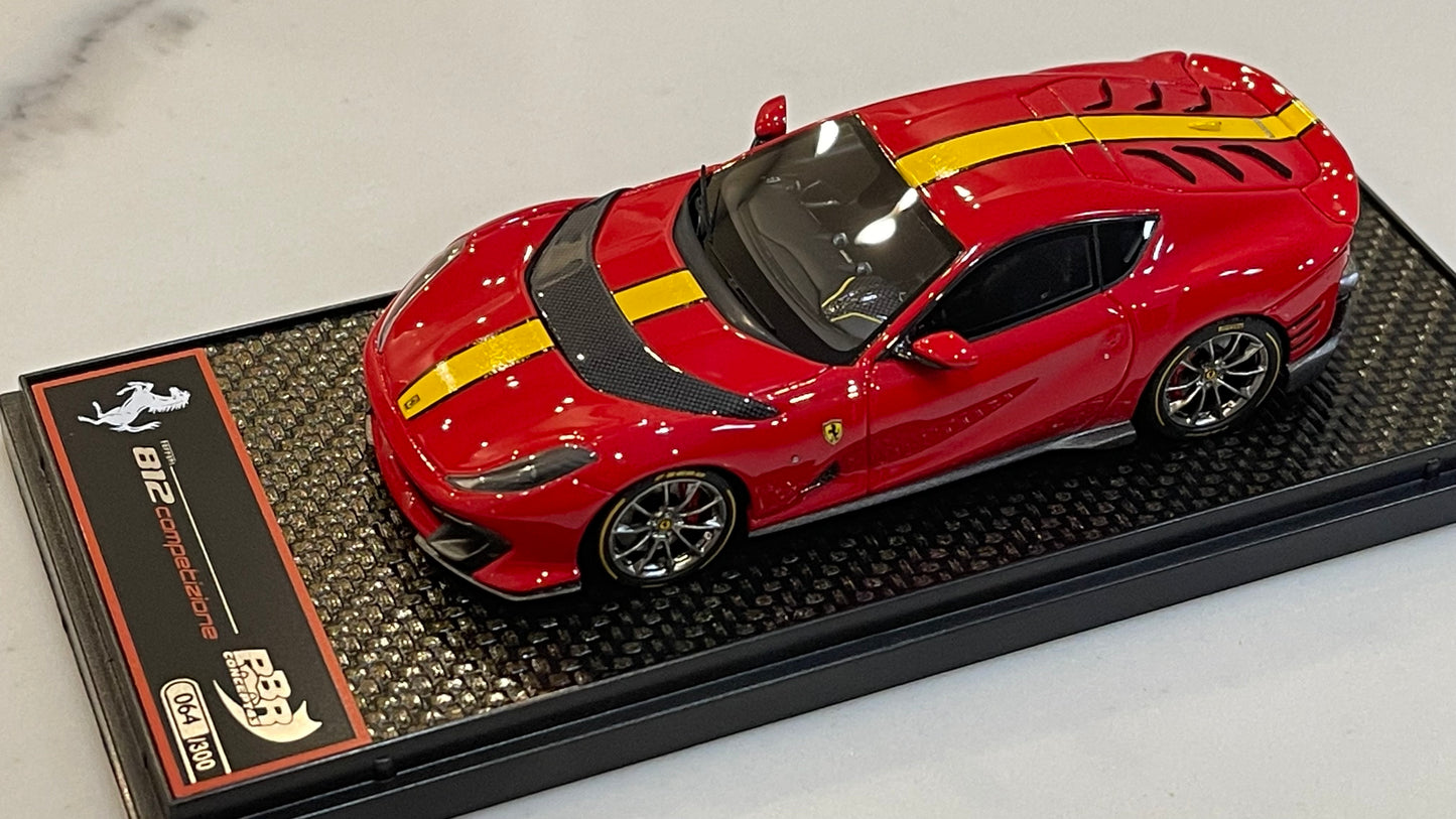 BBR 1/43 Ferrari 812 Competizione 2023 Rosso Corsa BBRC259B