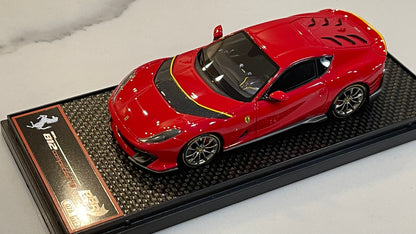 BBR 1/43 Ferrari 812 Competizione 2023 Rosso Corsa BBRC259B2