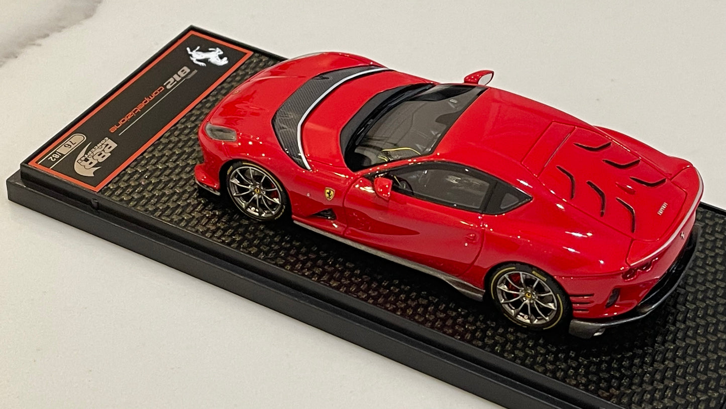 BBR 1/43 Ferrari 812 Competizione 2023 Rosso Corsa BBRC259B3