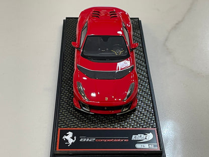 BBR 1/43 Ferrari 812 Competizione 2023 Rosso Corsa BBRC259B3