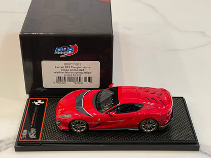 BBR 1/43 Ferrari 812 Competizione 2023 Rosso Corsa BBRC259B3
